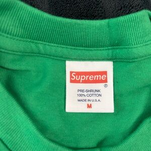 Supreme Green Cotton T-Shirt